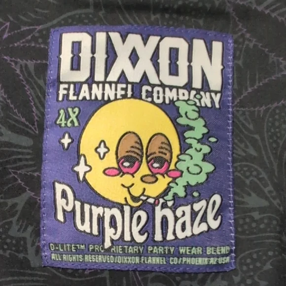 Dixxon Purple Haze Party Shirt - Picture 3 of 6